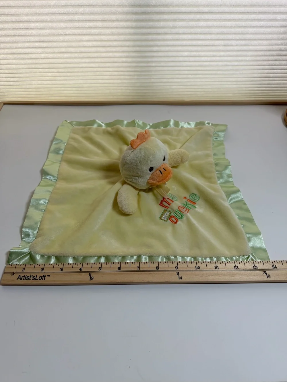 Baby Gear Soft Yellow Duckie Baby Comfort Blanket - Plush Lovey. Read